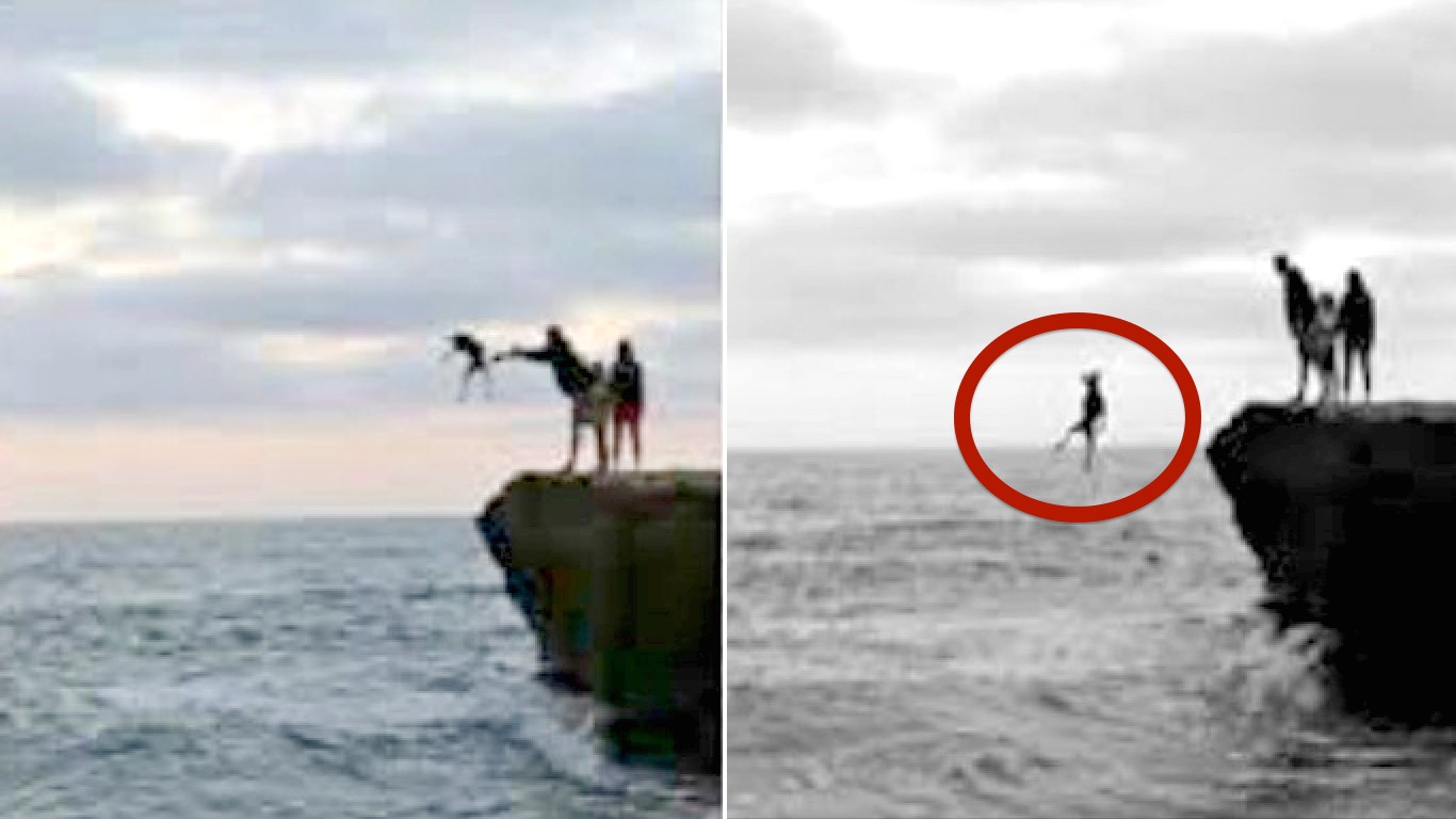 Punish owner that threw dog off cliff into the ocean!