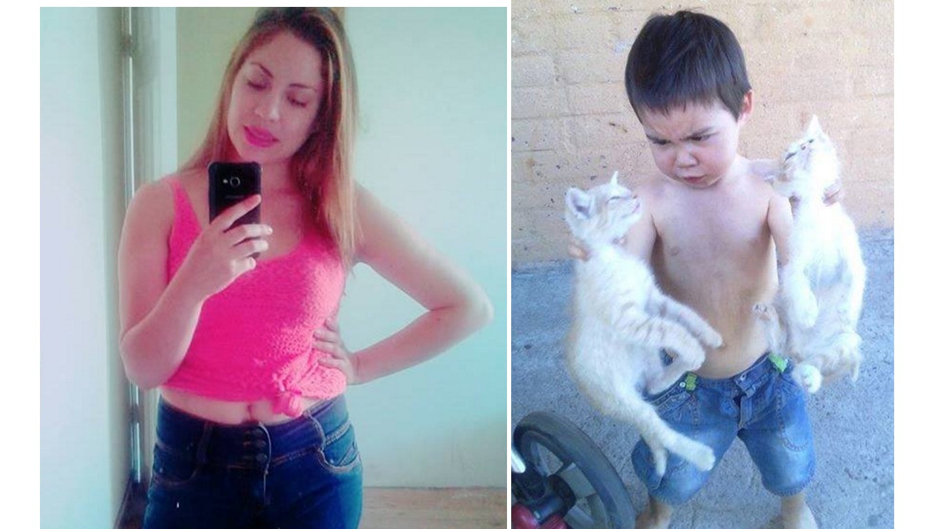 Prosecute mother that allowed her boy to abuse defenceless kittens!